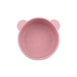La cuvette mignonne de silicone de catégorie comestible a placé imperméable pour l'alimentation de bébé