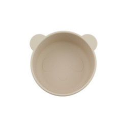 La cuvette mignonne de silicone de catégorie comestible a placé imperméable pour l'alimentation de bébé