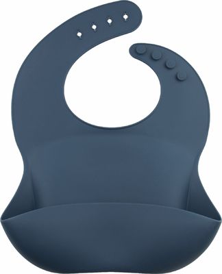 Doux sûr de silicone de bavoir réglable de receveur pour l'alimentation d'enfants de bébé