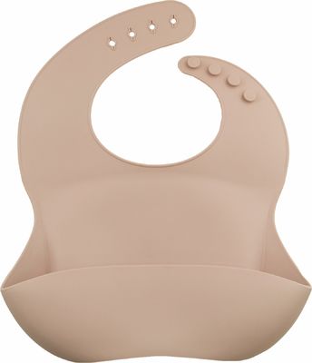 Doux sûr de silicone de bavoir réglable de receveur pour l'alimentation d'enfants de bébé