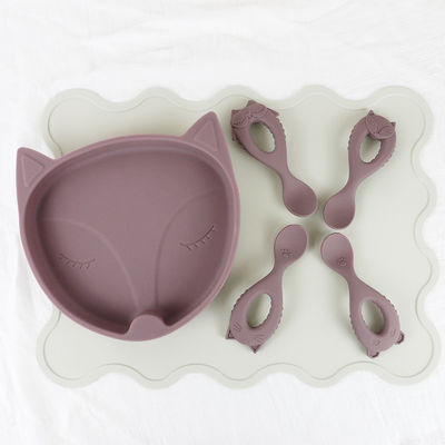 Napperon fait sur commande de silicone d'enfants de couleur de Pantone pour l'alimentation de dinning d'enfant en bas âge