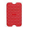 Ensemble de vaisselle de cuisine de silicone de catégorie comestible, tapis résistant à la chaleur de silicone de friteuse d'air