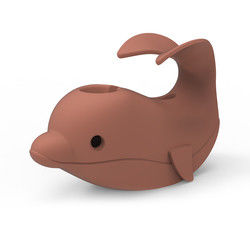 La sécurité animale de robinet de baignoire de forme de silicone couvre le doux sûr pour le bébé