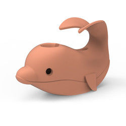 La sécurité animale de robinet de baignoire de forme de silicone couvre le doux sûr pour le bébé