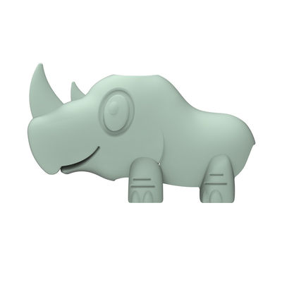 Couverture de bec d'eau de baignoire de couleurs de Pantone Forme mignonne de rhinocéros de bande dessinée libre de BPA
