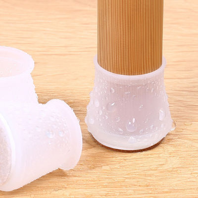 Silicone fait sur commande écologique, protecteurs en caoutchouc mous de jambe de chaise de silicone