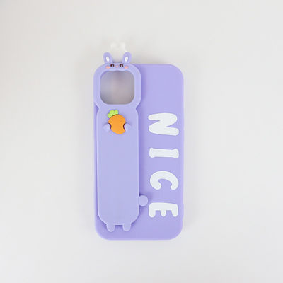 Cas fait sur commande matériel de téléphone de silicone de catégorie comestible pour l'ODM d'OEM de téléphone portable