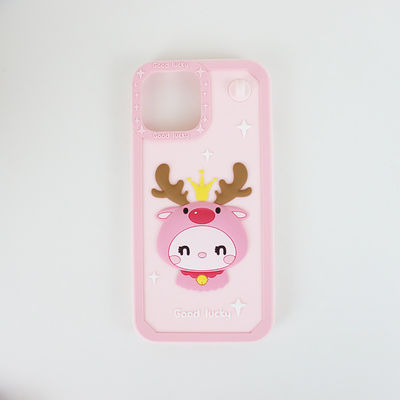 Cas fait sur commande matériel de téléphone de silicone de catégorie comestible pour l'ODM d'OEM de téléphone portable