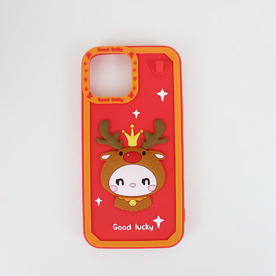 Cas fait sur commande matériel de téléphone de silicone de catégorie comestible pour l'ODM d'OEM de téléphone portable