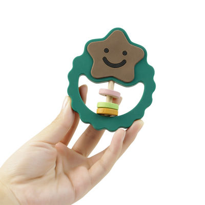 Hochet doux écologique Toy With Food Silicone Material de bébé