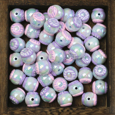 Chunky Gumball Rose Couleur En Vrac Bubblegum Perles Acrylique Perles En Vrac Pour Bijoux