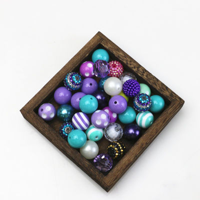 Chunky Gumball Rose Couleur En Vrac Bubblegum Perles Acrylique Perles En Vrac Pour Bijoux