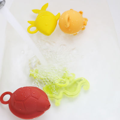Enfants d'enfants de nouveau venu flottant les jouets libres de l'eau de silicone de dentition de catégorie comestible de bpa de jouets de silicone de bain