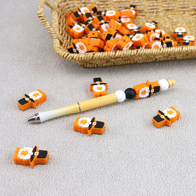 Perles focales de bande dessinée de Gnomes mignons de silicone 100 PCs bas MOQ fait sur commande