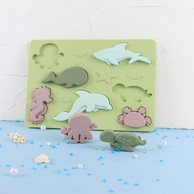 Écologique libre du puzzle BPA de silicone du monde d'océan pour l'éducation d'enfants