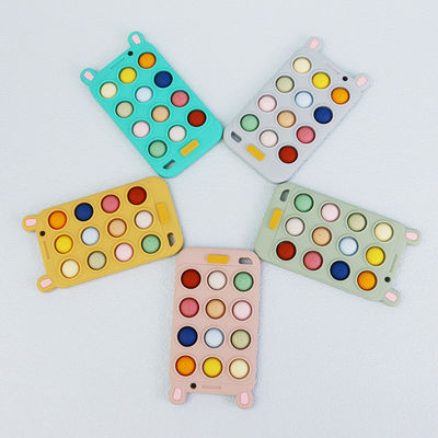 Forme libre Teethers de téléphone portable de bébé de silicone de BPA teeths pour de confort et de soulagement bébé douloureux