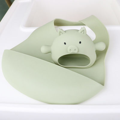 Divers silicone fait sur commande Teether de poignée de poignée de forme de porc de formes pour le bébé avec de diverses conceptions