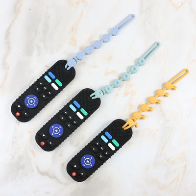 Divers bébé fait sur commande de conceptions faisant ses dents des produits dans le divers jouet de teether de silicone de contrôleur des couleurs TV