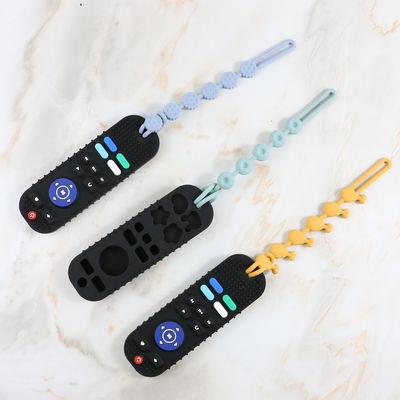 Divers bébé fait sur commande de conceptions faisant ses dents des produits dans le divers jouet de teether de silicone de contrôleur des couleurs TV