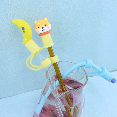 Vente en gros disponible Straw Topper Charms pour différentes tailles de matériaux Straw Sippy