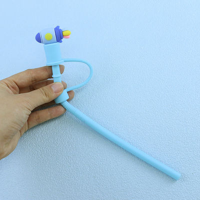 Paille de taille de matériau différente non toxique/breloques Sippy Topper couverture de paille en silicone