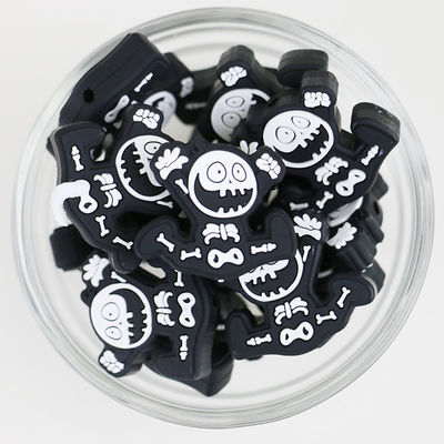La dentition sûre de silicone de 100% perle non-toxique pour des bébés et badine les perles focales de silicone de DIY Halloween