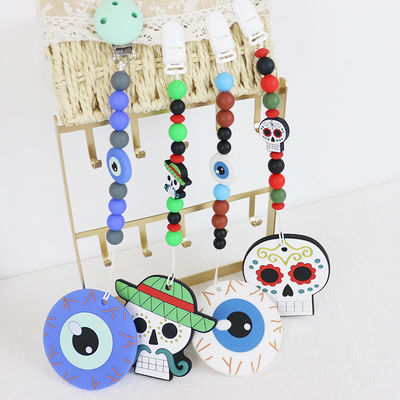 Perles focales de vente chaudes de silicone de Halloween pour le bébé DIY faisant ses dents des keychains