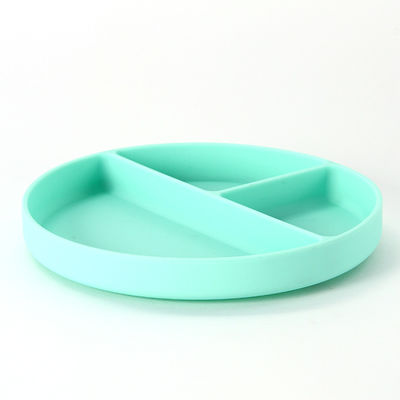 Le silicone d'enfant en bas âge approuvé par le FDA plaque résistant à la chaleur non toxique durable