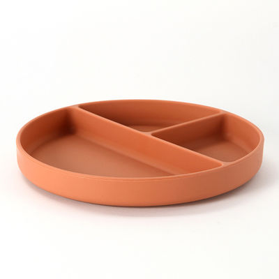 Le silicone non toxique d'enfant en bas âge a divisé le lave-vaisselle animal Safe de plats de forme