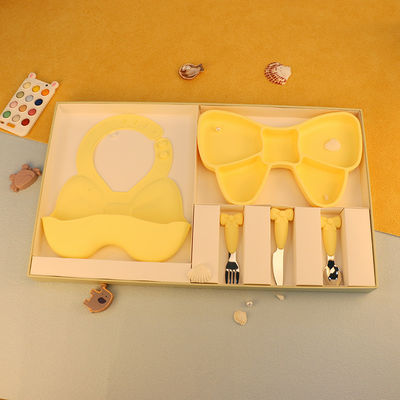 Ensemble incassable de silicone de voyage résistant à la chaleur de vaisselle pour camper et usage extérieur