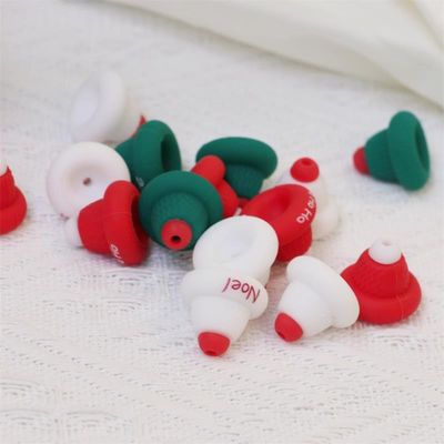 MOQ 200pcs Perles de silicone pour les dents de silicone organique Perles de silicone pour les dents de silicone - sûre et durable pour les stylos de bricolage faire des porte-clés
