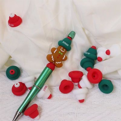 Fabricant Paisen Perles de série de Noël personnalisées durables et amusantes 100% sécurisées Focales en silicone pour professionnels