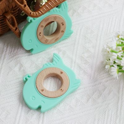Soigner les gencives douloureuses Silicone bébé dentition Dentissage Jouer à la baleine de mouton lisse