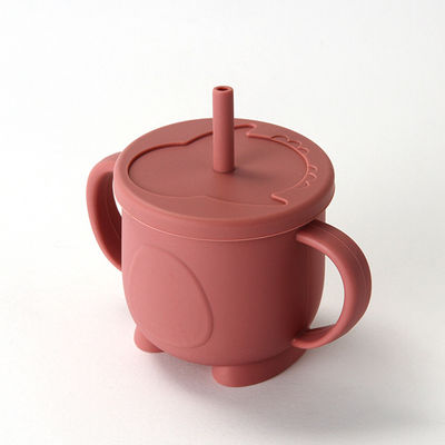 Coupe de silicone avec paille et imprimé 155g