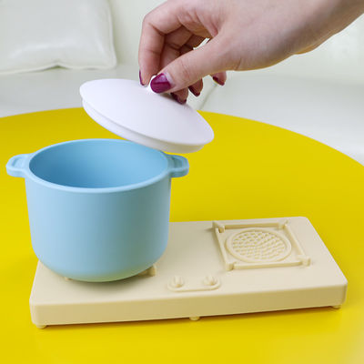 BPA libre en silicone Les enfants jouent à des jouets Éducation préscolaire Jouets de puzzle en silicone pour enfants