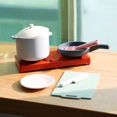 Fabrique Nouveau arrivée Faire semblant de jeu Ensemble de jouets de cuisine Montessori éducation Silica Gel Cuisine Jouet en silicone