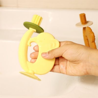 Détecteur de dents sans BPA Teether silicone Teinture douce Facile à tenir Aide à soulager la douleur des dents Meilleurs jouets de dentition pour bébé