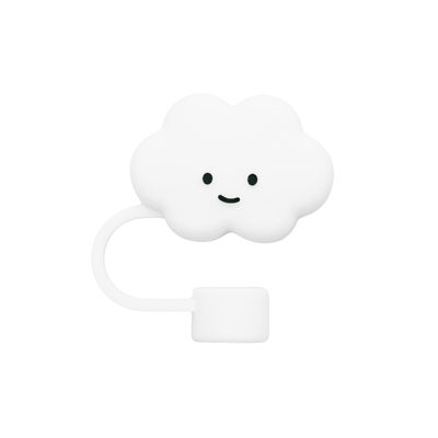 Vente en gros en silicone non toxique en PVC sans BPA sans paille en silicone couvre les nuages parfait pour paille de 6 à 12 mm