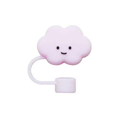 Vente en gros en silicone non toxique en PVC sans BPA sans paille en silicone couvre les nuages parfait pour paille de 6 à 12 mm