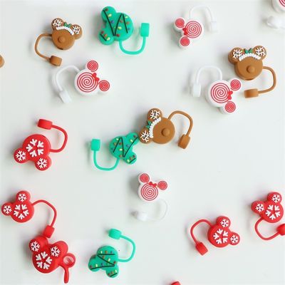 Fabrique en gros et personnalisé Full Silicone Bpa Grade alimentaire gratuit Silicone paille Topper Caps pour les pailles de boisson