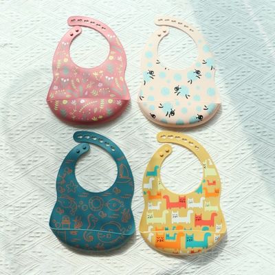 Bibe de bébé en silicone imperméable à l'eau et aux taches résistant au désordre