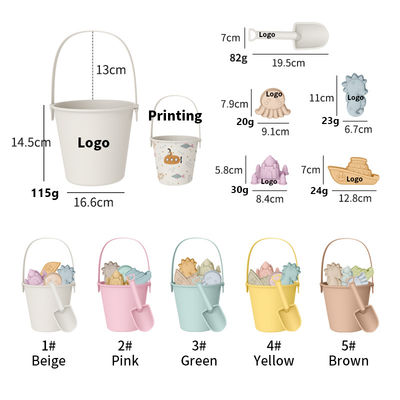 Jouets à seau en silicone