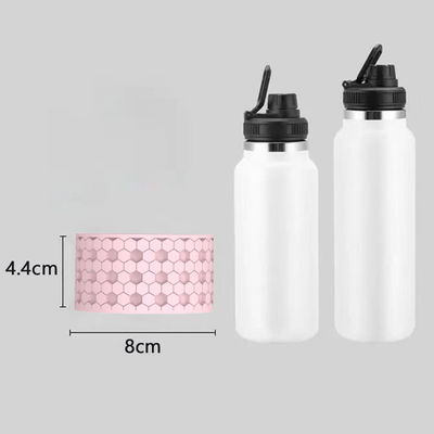 Coupe en silicone 3D personnalisée Bouteille de bottes de pare-chocs Manche pour 20 30 40 oz Tumbler avec poignée coupe couvercle en silicone bouteilles couvercle inférieur