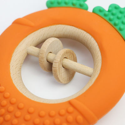 Fabrique de carottes Bébé Bpa Gratuit en gros Jouets de silicone pour bébés Bpa Gratuit pour bébés