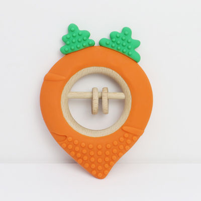 Fabrique de carottes Bébé Bpa Gratuit en gros Jouets de silicone pour bébés Bpa Gratuit pour bébés