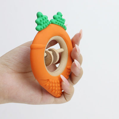 Fabrique de carottes Bébé Bpa Gratuit en gros Jouets de silicone pour bébés Bpa Gratuit pour bébés