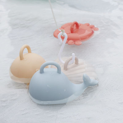 Nouveau dessin animé pour animaux de mer pour enfants jouets de bain en silicone pour tout-petits 100% de qualité alimentaire