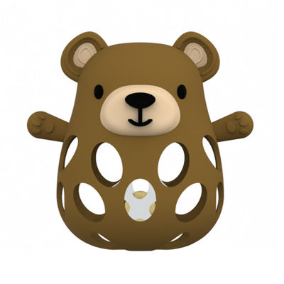 Animal Fox And Bear soulagement de qualité médicale pour les bébés 0-6 mois apaise la douleur des dents Dentiste en silicone pour les bébés avec prise facile