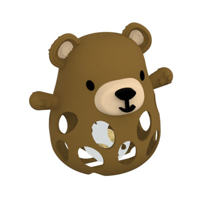 Animal Fox And Bear soulagement de qualité médicale pour les bébés 0-6 mois apaise la douleur des dents Dentiste en silicone pour les bébés avec prise facile