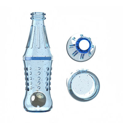 Des jouets en silicone de qualité alimentaire de qualité supérieure bpa pour animaux de compagnie, une bouteille de formation pour chiens, un petit-déjeuner, une bouteille de nourriture en silicone.